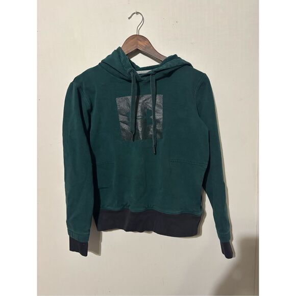 Under Armour UA Women's Small Blue Black Pullover Hoodie Sweatshirt - Picture 1 of 4